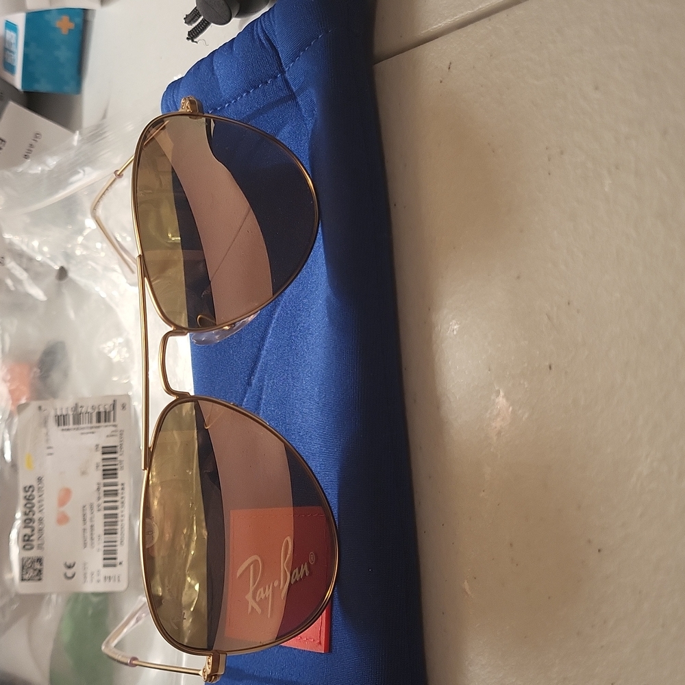 Ray Ban junior matte aviators sunglasses